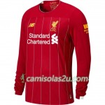 Camisolas de Futebol Liverpool Equipamento Principal 2019/20 Manga Comprida